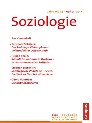 cover image of Soziologie 2.2017